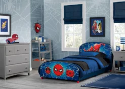 Delta Children Twin Beds & Headboards Spider-Man Upholstered Twin Bed