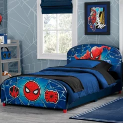 Delta Children Twin Beds & Headboards Spider-Man Upholstered Twin Bed