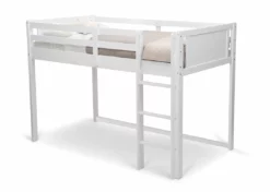 Delta Children Twin Loft Bed With Guardrail And Ladder Twin Beds & Headboards