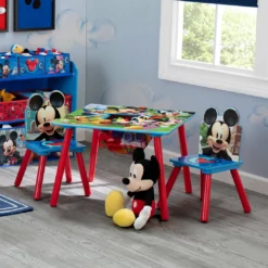 Delta Children Mickey Mouse Kids Table And Chair Set With Storage