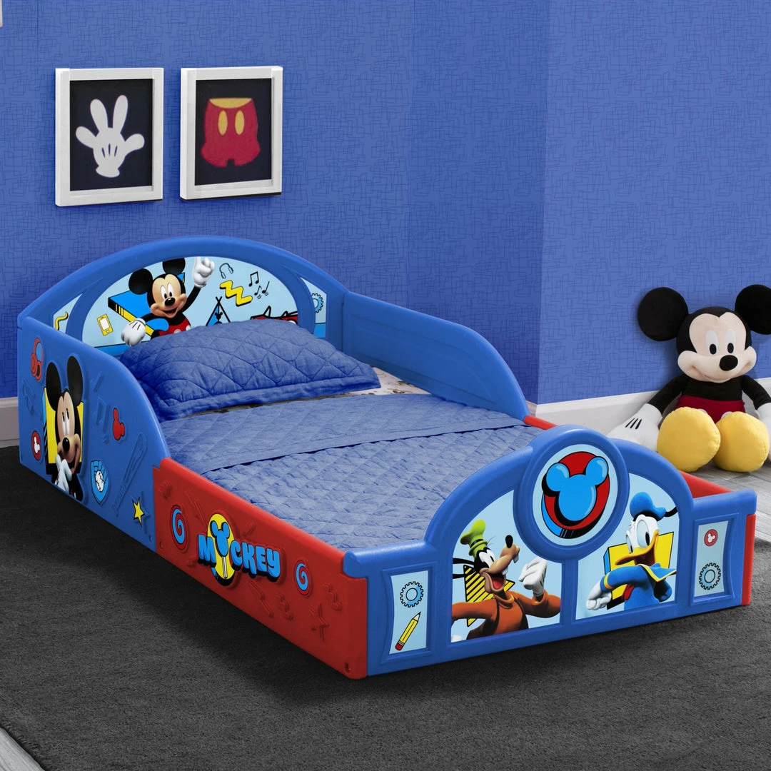 Delta Children Mickey Mouse Plastic Sleep And Play Toddler Bed Toddler Beds 3 Delta Children Mickey Mouse Plastic Sleep And Play Toddler Bed Toddler Beds