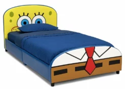 Delta Children SpongeBob SquarePants Upholstered Twin Bed