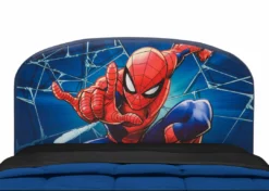 Delta Children Twin Beds & Headboards Spider-Man Upholstered Twin Bed