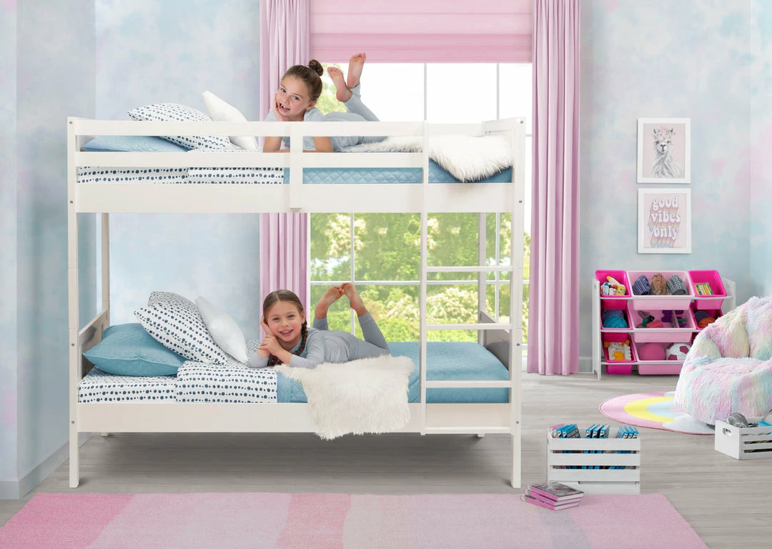 Delta Children What's New Convertible Twin Bunk Bed With Ladder And Guardrails 3 Delta Children What's New Convertible Twin Bunk Bed With Ladder And Guardrails