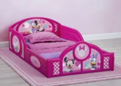 Delta Children Minnie Mouse Plastic Sleep And Play Toddler Bed