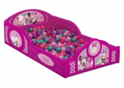 Delta Children Minnie Mouse Plastic Sleep And Play Toddler Bed