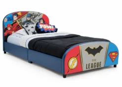 Delta Children DC Comics Justice League Upholstered Twin Bed Twin Beds & Headboards