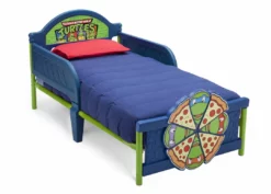 Delta Children Teenage Mutant Ninja Turtles Plastic 3D Toddler Bed Toddler Beds