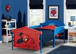 Delta Children Spider-Man Plastic 3D Twin Bed Twin Beds & Headboards