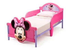 Delta Children Toddler Beds Minnie Mouse Plastic 3D Toddler Bed