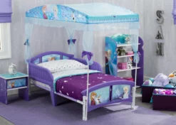 Delta Children Frozen Toddler Canopy Bed Toddler Beds