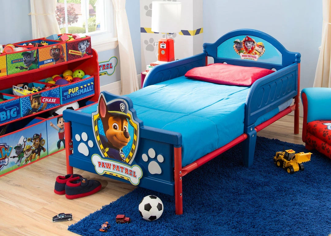 Delta Children Toddler Beds PAW Patrol Plastic 3D Toddler Bed 3 Delta Children Toddler Beds PAW Patrol Plastic 3D Toddler Bed