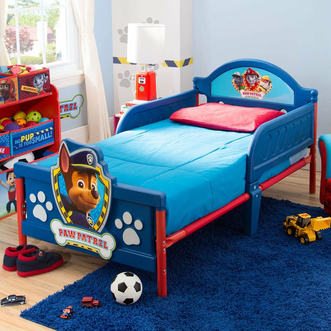 Delta Children Toddler Beds PAW Patrol Plastic 3D Toddler Bed 7 Delta Children Toddler Beds PAW Patrol Plastic 3D Toddler Bed