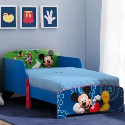 Delta Children Mickey Mouse Wood Toddler Bed 11 Delta Children Mickey Mouse Wood Toddler Bed