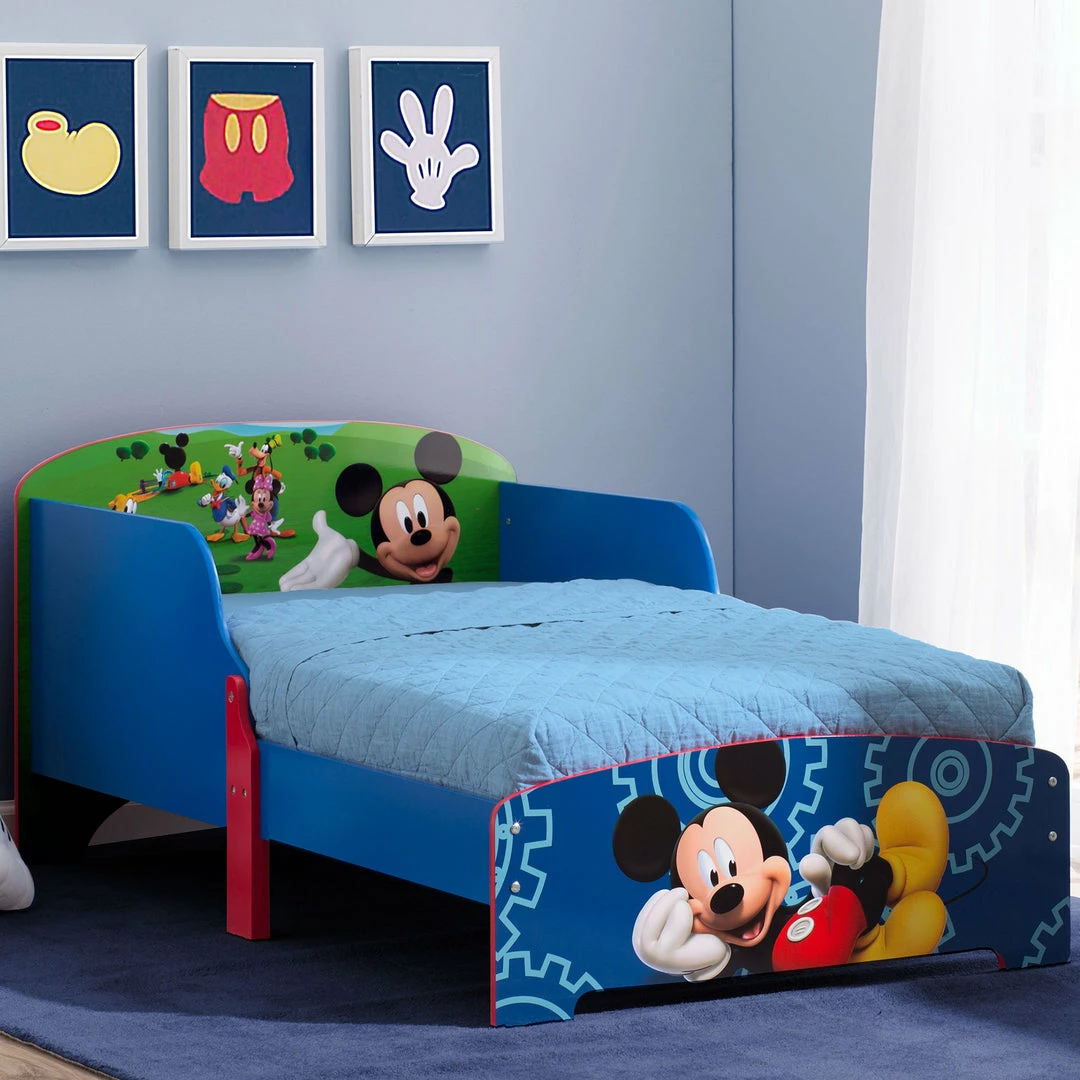 Delta Children Mickey Mouse Wood Toddler Bed 7 Delta Children Mickey Mouse Wood Toddler Bed
