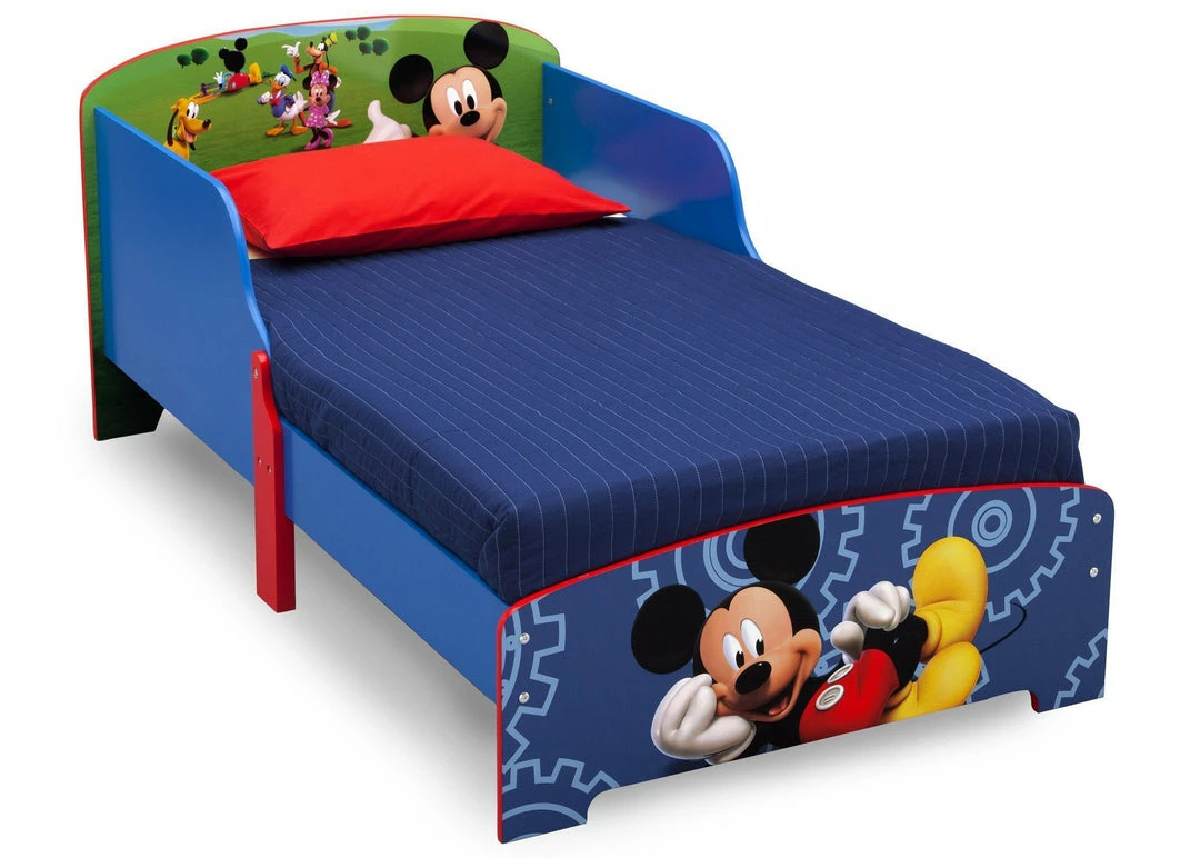 Delta Children Mickey Mouse Wood Toddler Bed 5 Delta Children Mickey Mouse Wood Toddler Bed