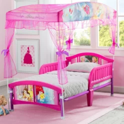 Delta Children Princess Canopy Toddler Bed Sale