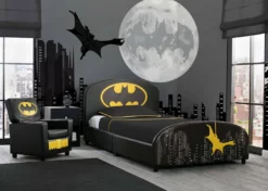 Delta Children Batman Upholstered Twin Bed