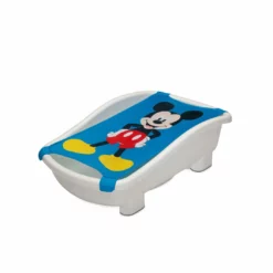 Delta Children Tubs & Bathers Disney Mickey Mouse My First Bubble Bath – 3-in-1 Newborn To Toddler Bathtub With Sling And Bubble Blower