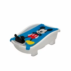 Delta Children Tubs & Bathers Disney Mickey Mouse My First Bubble Bath – 3-in-1 Newborn To Toddler Bathtub With Sling And Bubble Blower