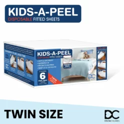 Delta Children Kids-A-Peel Disposable Fitted Sheets, 6-Pack, Waterproof, Breathable Soft Bed Pads That Protect Your Mattress Sheets & Mattress Covers 29 Delta Children Kids-A-Peel Disposable Fitted Sheets, 6-Pack, Waterproof, Breathable Soft Bed Pads That Protect Your Mattress Sheets & Mattress Covers