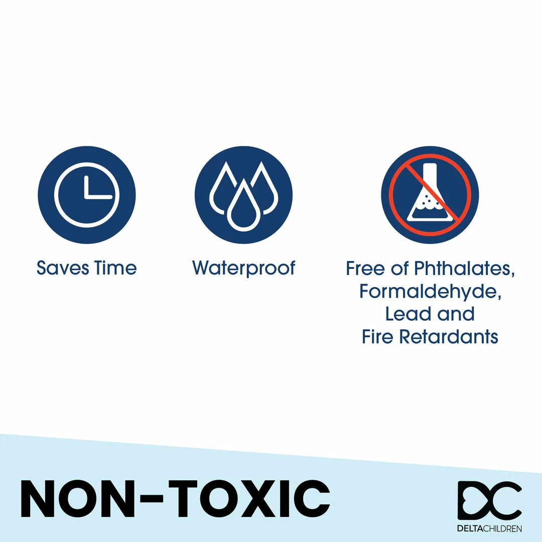 Delta Children Kids-A-Peel Disposable Fitted Sheets, 6-Pack, Waterproof, Breathable Soft Bed Pads That Protect Your Mattress Sheets & Mattress Covers 16 Delta Children Kids-A-Peel Disposable Fitted Sheets, 6-Pack, Waterproof, Breathable Soft Bed Pads That Protect Your Mattress Sheets & Mattress Covers