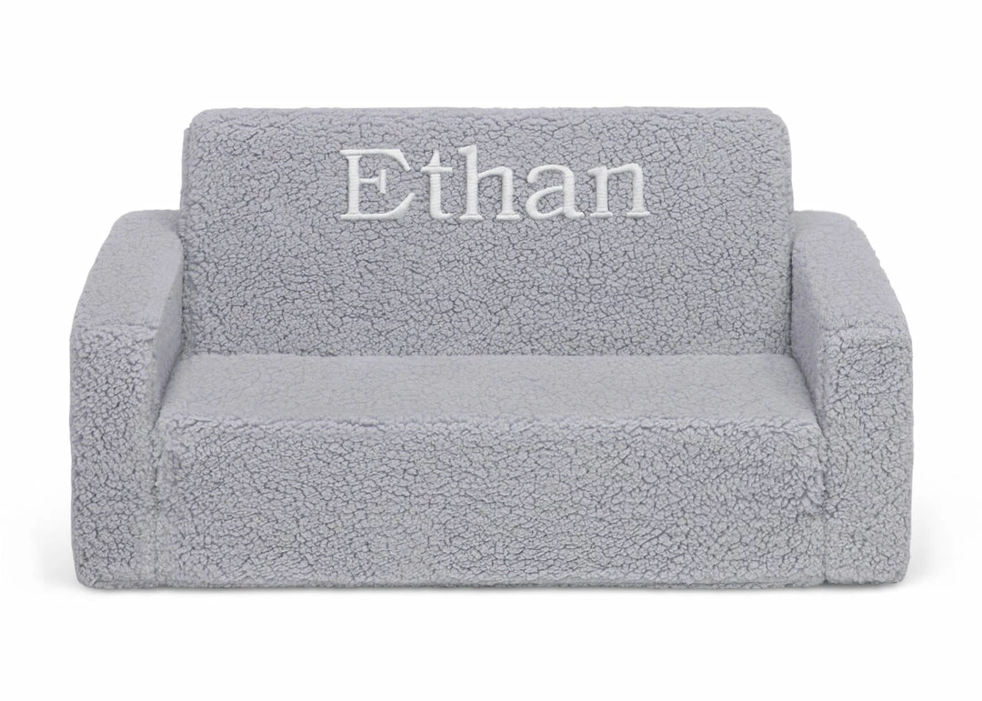 Delta Children What's New Personalized Cozee Flip-Out Sherpa 2-in-1 Convertible Sofa To Lounger For Kids 14 Delta Children What's New Personalized Cozee Flip-Out Sherpa 2-in-1 Convertible Sofa To Lounger For Kids