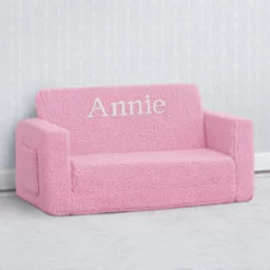 Delta Children What's New Personalized Cozee Flip-Out Sherpa 2-in-1 Convertible Sofa To Lounger For Kids 25 Delta Children What's New Personalized Cozee Flip-Out Sherpa 2-in-1 Convertible Sofa To Lounger For Kids