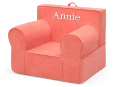 Delta Children Personalization Personalized XL Cozee Foam Chair For Kids - Our Largest Chair