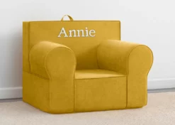 Delta Children Personalization Personalized XL Cozee Foam Chair For Kids - Our Largest Chair