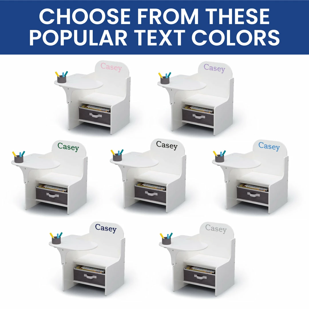 Delta Children Personalized Chair Desk With Storage Bin 7 Delta Children Personalized Chair Desk With Storage Bin
