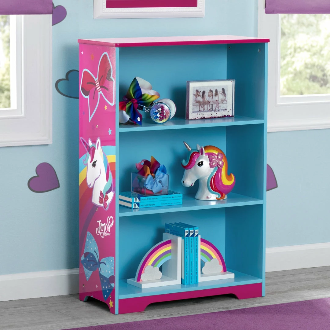 Delta Children JoJo Siwa Deluxe 3-Shelf Bookcase 3 Delta Children JoJo Siwa Deluxe 3-Shelf Bookcase
