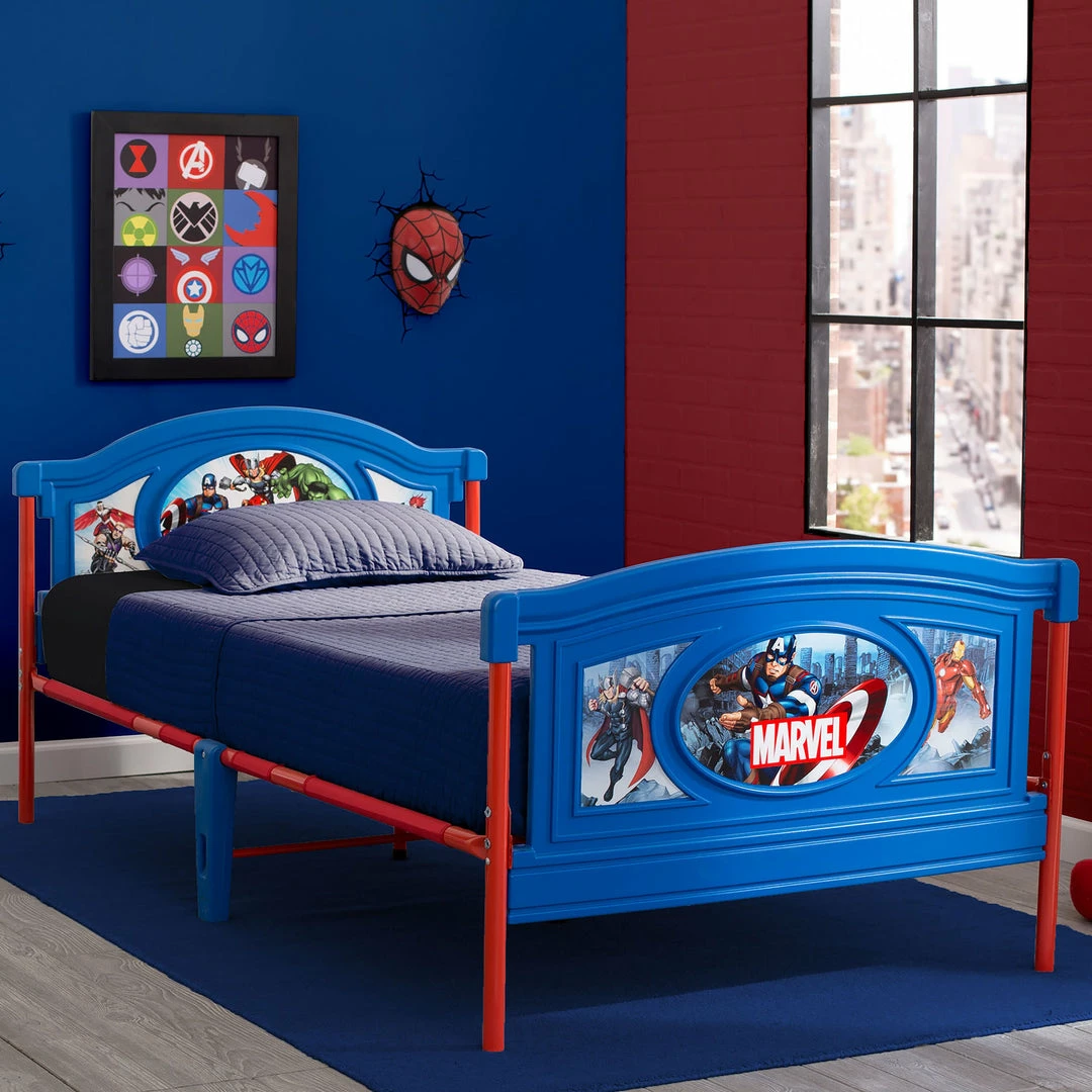 Delta Children Avengers Deluxe Plastic Twin Bed Twin Beds & Headboards 3 Delta Children Avengers Deluxe Plastic Twin Bed Twin Beds & Headboards