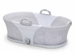 Little Folks By Delta Children Bassinets 2-in-1 Moses Basket Bedside Bassinet Sleeper