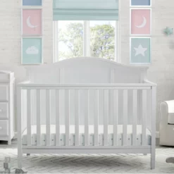 Delta Children Baby Cribs Madrid 4-in-1 Convertible Crib