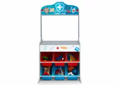 Delta Children Reversible 4-in-1 Pretend Play Center With Chalkboard & Storage What's New