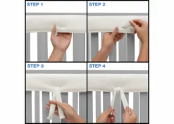 Delta Children Waterproof Fleece Crib Rail Covers/Protectors For Short Side Rails, 2 Pack Baby Cribs 41 Delta Children Waterproof Fleece Crib Rail Covers/Protectors For Short Side Rails, 2 Pack Baby Cribs