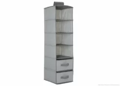 Delta Children 6 Shelf Storage With 2 Drawers Storage & Organization
