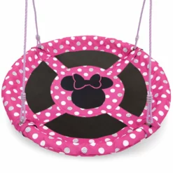 Delta Children Minnie Mouse 40-Inch Saucer Swing For Kids