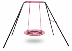 Delta Children Outdoor JoJo Siwa 40-Inch Saucer Swing For Kids