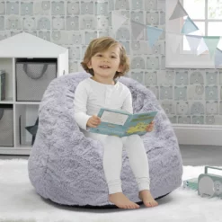 Delta Children Cozee Fluffy Chair, Toddler Size (For Kids Up To 6 Years Old)
