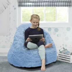 Delta Children Sale Cozee Fluffy Chair, Kid Size (For Kids Up To 10 Years Old)