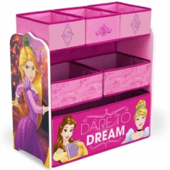Delta Children Princess Multi-Bin Toy Organizer Storage