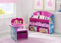 Delta Children Activity Desks Princess Chair Desk With Storage Bin