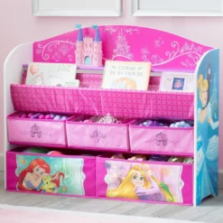 Delta Children Princess Deluxe Book & Toy Organizer 13 Delta Children Princess Deluxe Book & Toy Organizer