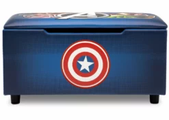 Delta Children Avengers Upholstered Storage Bench For Kids