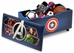Delta Children Avengers Upholstered Storage Bench For Kids