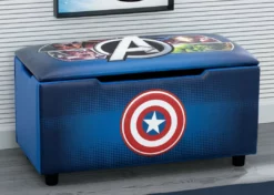Delta Children Avengers Upholstered Storage Bench For Kids