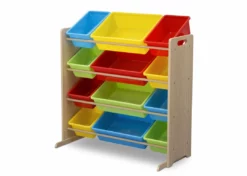 Delta Children Kids Toy Storage Organizer With 12 Plastic Bins