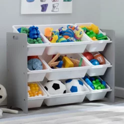 Delta Children MySize 9 Bin Plastic Toy Organizer